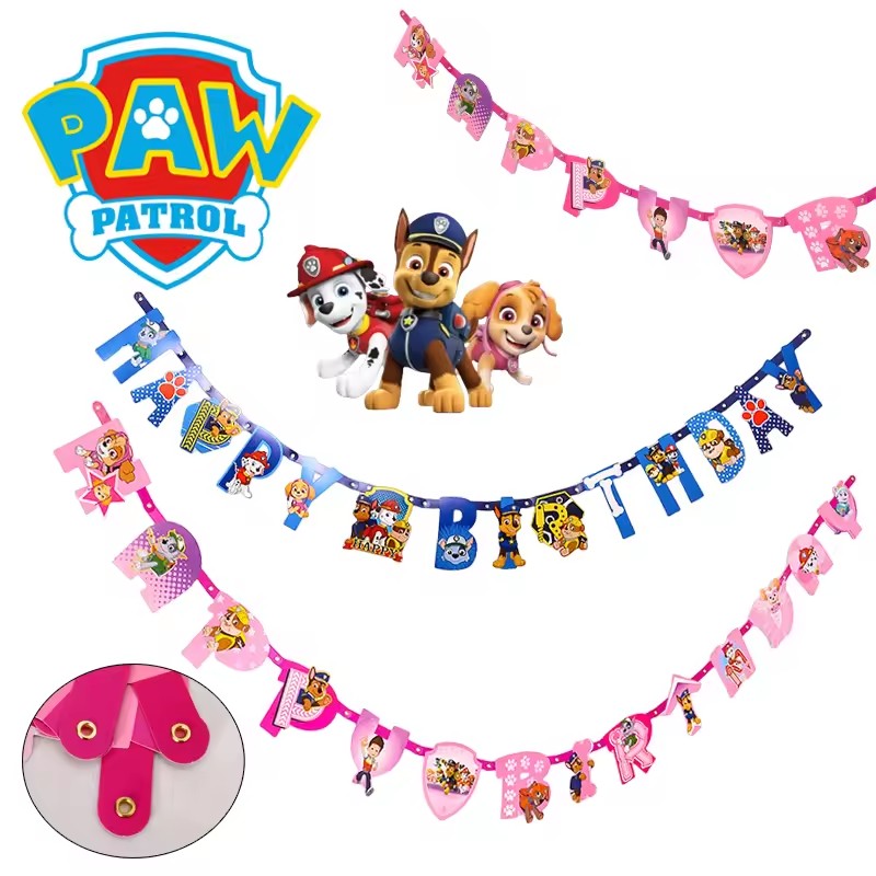 Baby Products 1 Year - Paw Patrol Theme Series Birthday Bunting