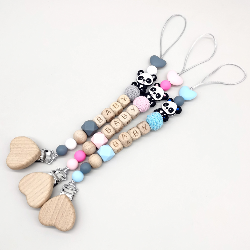 Wooden Personalized Baby Pacif - огляд і ціна Baby Teethers