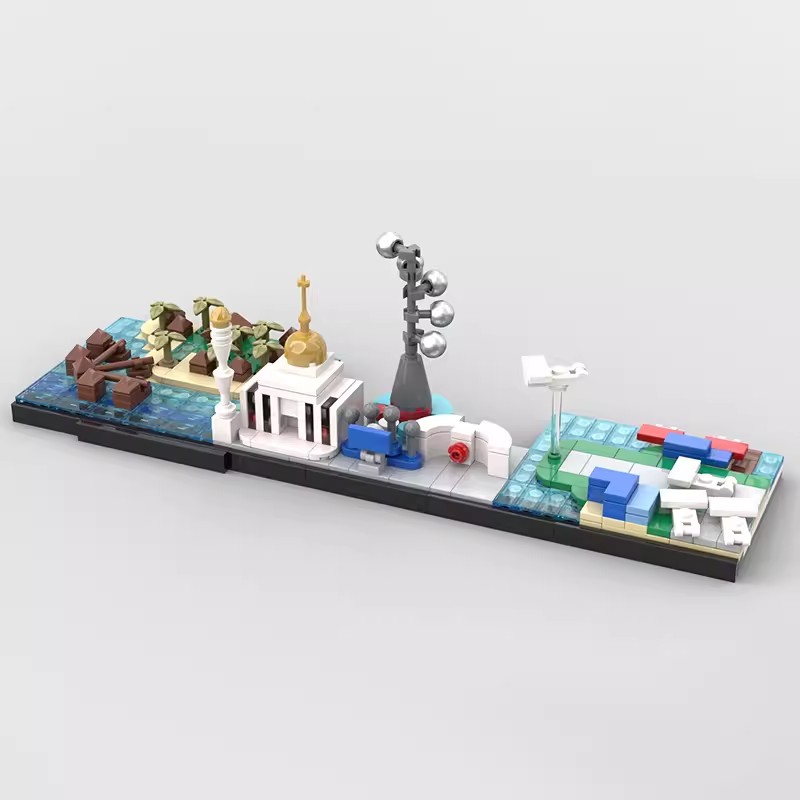 Bricklink MOC City Skyline Arc - огляд і ціна Lego Set Creator