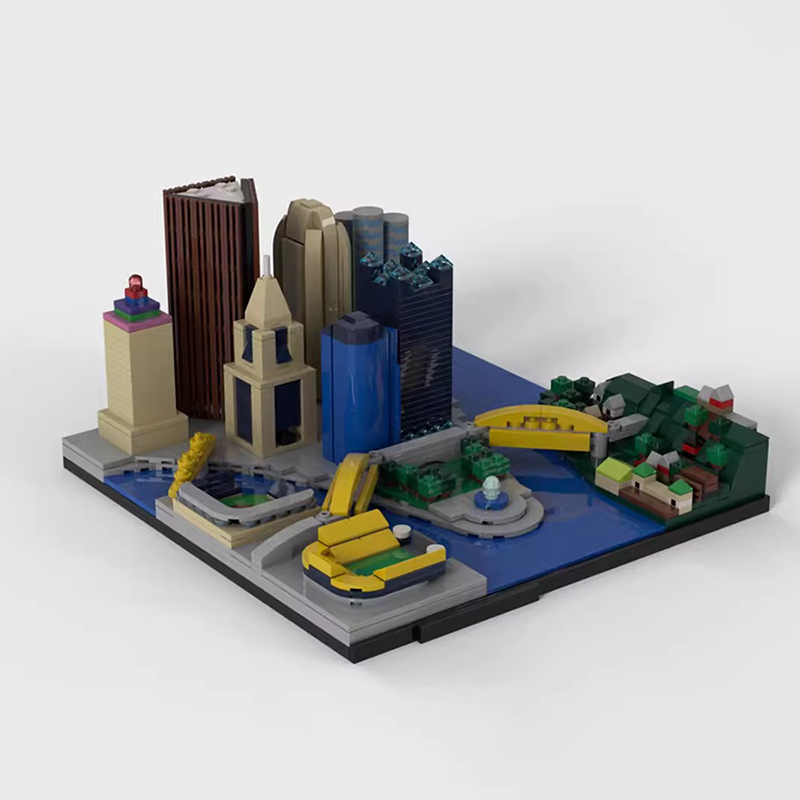 Bricklink MOC City Skyline Arc - огляд і ціна Lego Set Creator