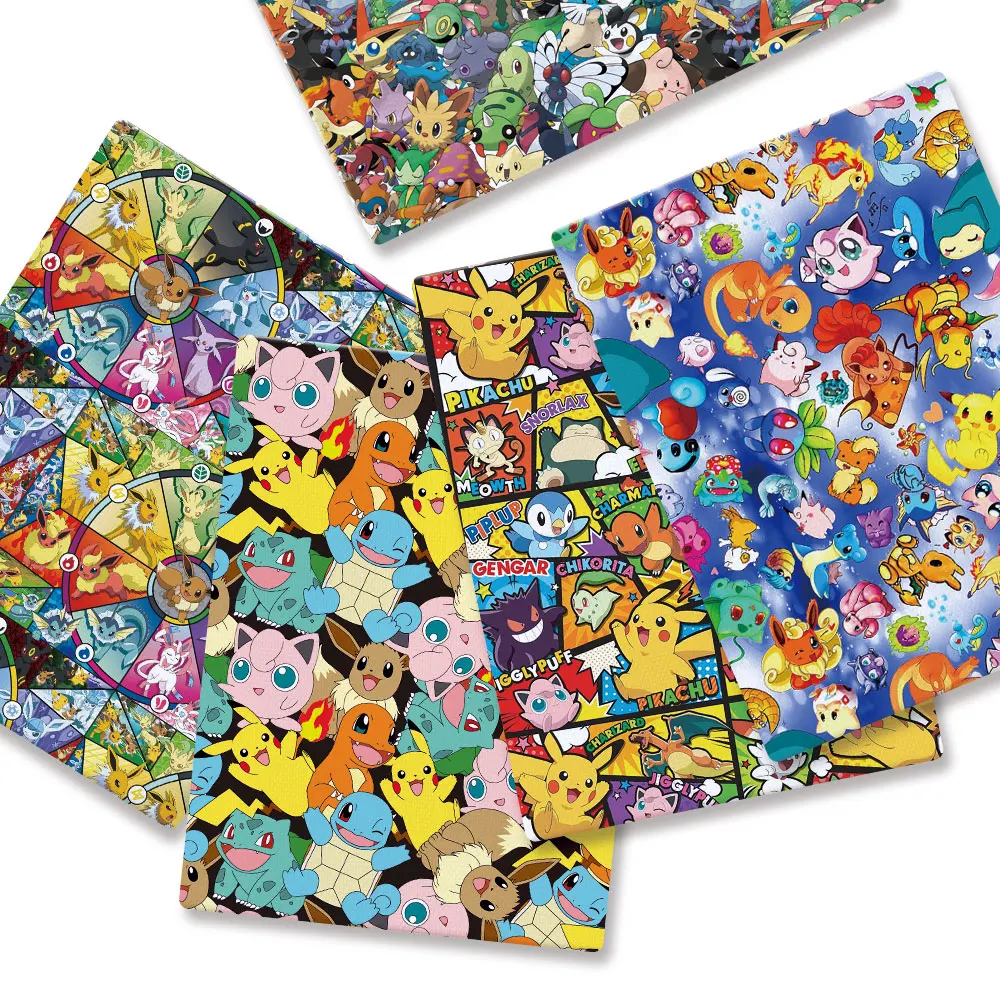 Pokemon Cartoon Fabric140*50cm - огляд і ціна Baby Products 1 Year