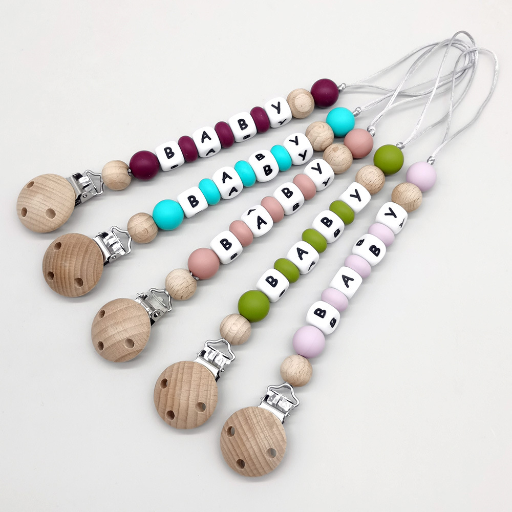 Custom Name Pacifier Clips Cha - огляд і ціна Baby Pacifier Clip