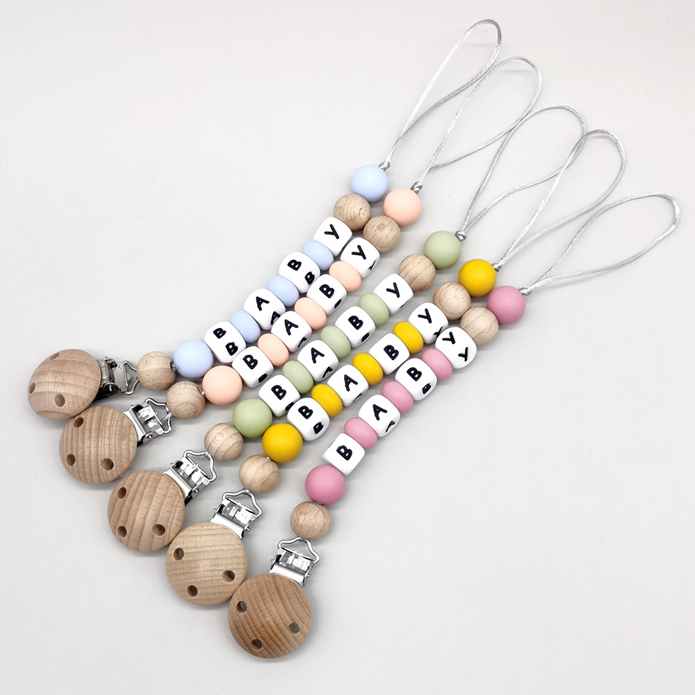 Custom Name Pacifier Clips Cha - огляд і ціна Baby Pacifier Clip