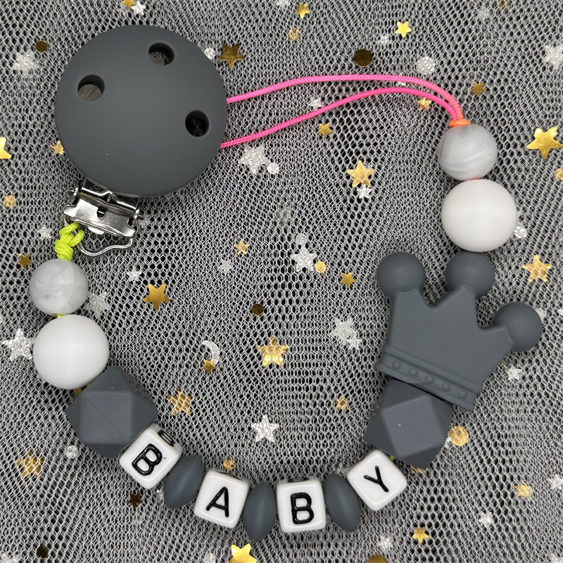Custom Name Silicone Baby Paci - огляд і ціна Baby Pacifier Clip