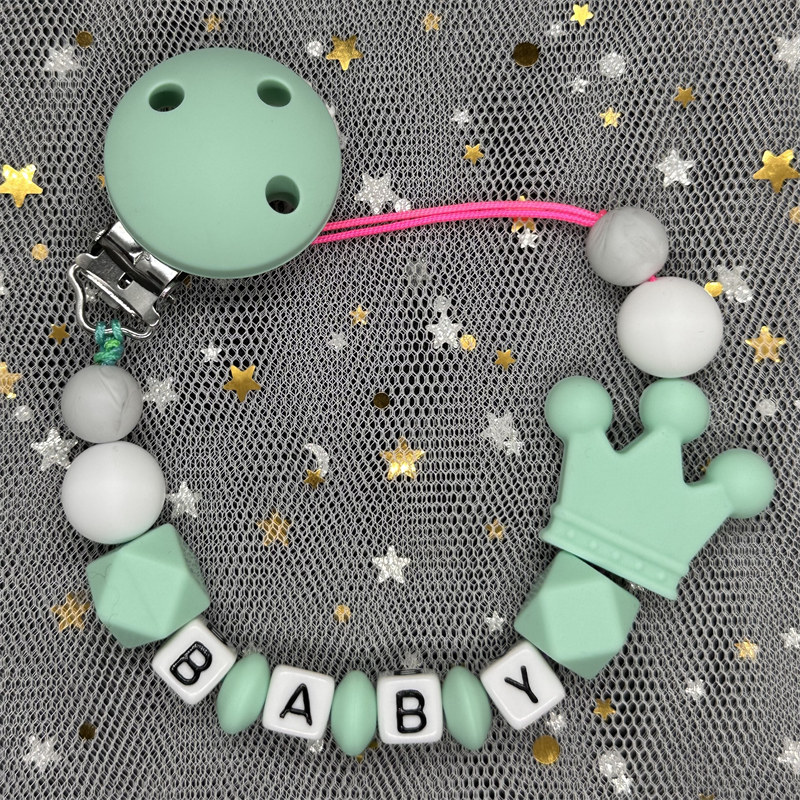 Custom Name Silicone Baby Paci - огляд і ціна Baby Pacifier Clip