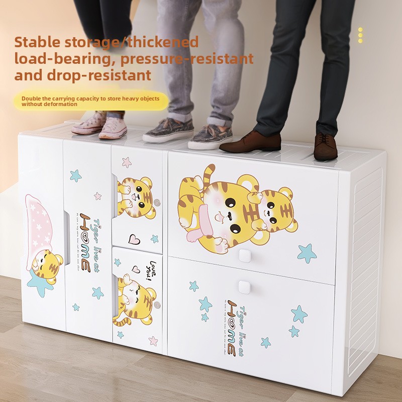 Thickened Plastic Five-Bucket  - огляд і ціна Baby Products Storage Box