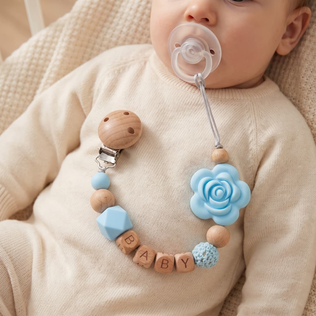 Custom Baby Name Pacifier Hold - огляд і ціна Baby Pacifier Clip