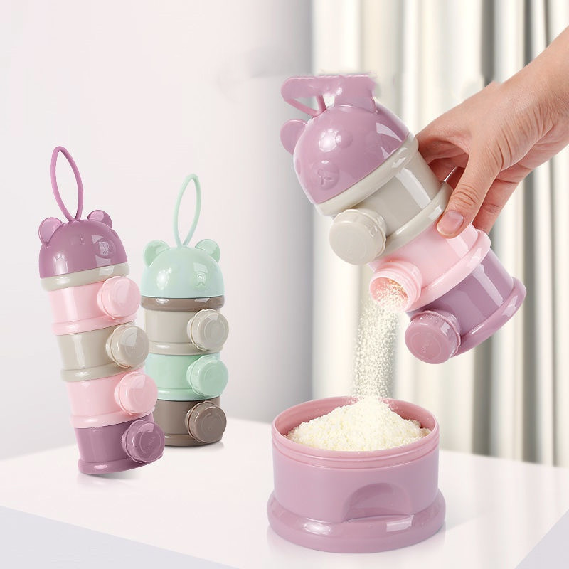 3/4 Layers Bear Baby Milk Powd - огляд і ціна Baby Products Storage Box